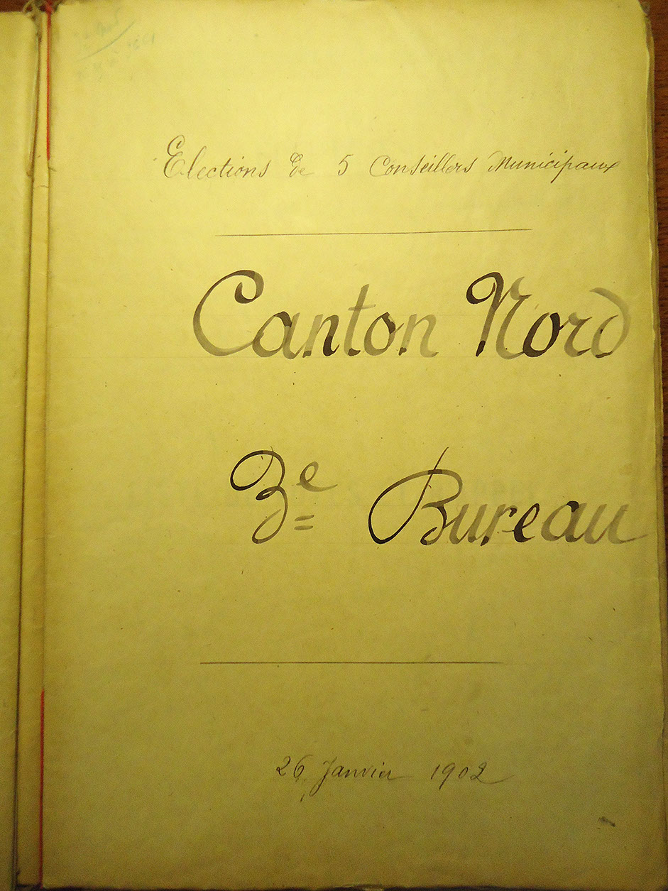 Canton Nord, 3e bureau, 26 janvier 1902